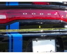 Quality Automotive Accessories 1-Piece Stainless Steel Rear Deck Trim Trunk Lid Accent Dodge Charger 4-Door Sedan 2011-2022