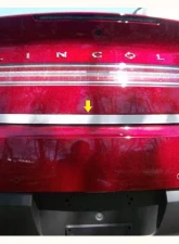 Quality Automotive Accessories 1-Piece Stainless Steel Rear Deck Trim Trunk Lid Accent Lincoln MKZ 4-Door Sedan 2013-2020                                     - RD53630 - Image 3