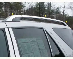 Quality Automotive Accessories 6-Piece Stainless Steel Roof Rack Trim Cadillac SRX 4-Door SUV 2004-2007
