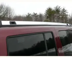 Quality Automotive Accessories 2-Piece Stainless Steel Roof Rack Trim Jeep Commander 4-Door SUV 2006-2010