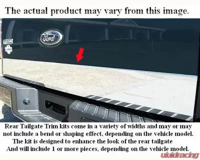 Quality Automotive Accessories 1-Piece Stainless Steel Tailgate Accent Trim Dodge Ram 2-Door 4-Door 1994-1999 - RT34920