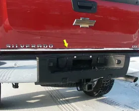 Quality Automotive Accessories 1-Piece Stainless Steel Tailgate Accent Trim Chevrolet Silverado 2-Door 4-Door 1999-2006
