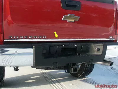 Quality Automotive Accessories 1-Piece Stainless Steel Tailgate Accent Trim Chevrolet Silverado 2-Door 4-Door 1999-2006 - RT39181