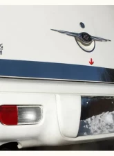 Quality Automotive Accessories 1-Piece Stainless Steel Tailgate Accent Trim Chrysler PT Cruiser 4-Door Hatchback 2001-2006                                     - RT41700 - Image 3