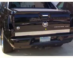 Quality Automotive Accessories 1-Piece Stainless Steel Tailgate Accent Trim Cadillac Escalade 4-Door EXT 2002-2005