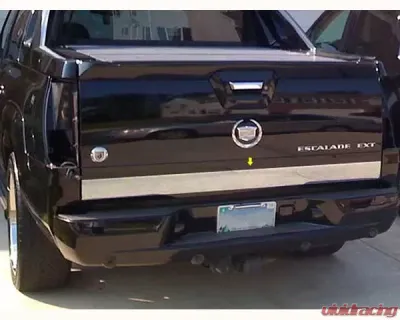 Quality Automotive Accessories 1-Piece Stainless Steel Tailgate Accent Trim Cadillac Escalade 4-Door EXT 2002-2005 - RT42257