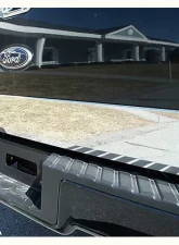 Quality Automotive Accessories 1-Piece Stainless Steel Tailgate Accent Trim Ford F-150 2-Door 4-Door 2004-2014                                     - RT44308 - Image 3