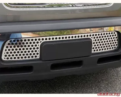 Quality Automotive Accessories 1-Piece Stainless Steel Front Grille Accent Trim Kia Soul 4-Door Hatchback 2010-2011 - SG10831