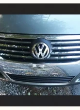 Quality Automotive Accessories 8-Piece Stainless Steel Front Grille Accent Trim Volkswagen Passat 4-Door Sedan 2006-2010                                     - SG26675 - Image 3