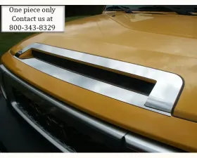 Quality Automotive Accessories 1-Piece Stainless Steel Front Grille Accent Trim Toyota FJ Cruiser 4-Door SUV 2007-2010