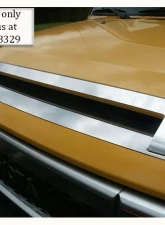 Quality Automotive Accessories 1-Piece Stainless Steel Front Grille Accent Trim Toyota FJ Cruiser 4-Door SUV 2007-2010                                     - SG27142 - Image 3
