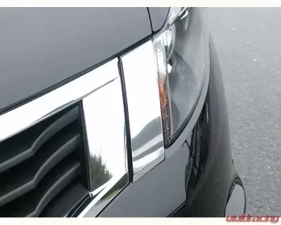 Quality Automotive Accessories 2-Piece Stainless Steel Front Grille Accent Trim Honda Accord 4-Door Sedan 2008-2010 - SG28281