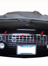 Quality Automotive Accessories 1-Piece Stainless Steel Front Grille Accent Trim Ford Thunderbird 2-Door Coupe Convertible 2002-2006                                     - SG43670 - Image 3
