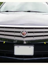 Quality Automotive Accessories 4-Piece Stainless Steel Front Grille Accent Trim Cadillac SRX 4-Door SUV 2004-2009                                     - SG44260 - Image 3