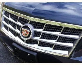 Quality Automotive Accessories 6-Piece Stainless Steel Front Grille Accent Trim Cadillac STS 4-Door Sedan 2008-2011