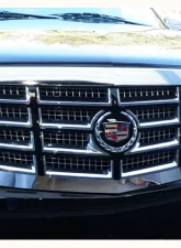 Quality Automotive Accessories 4-Piece Stainless Steel Front Grille Accent Trim Cadillac Escalade 4-Door SUV 2007-2014                                     - SG47255 - Image 3