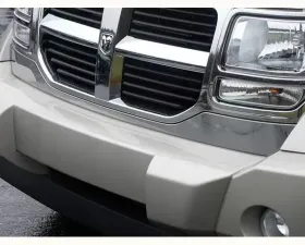 Quality Automotive Accessories 1-Piece Stainless Steel Front Grille Accent Trim Dodge Nitro 4-Door SUV 2007-2011