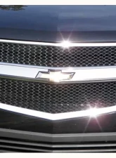 Quality Automotive Accessories 2-Piece Stainless Steel Front Grille Accent Trim Chevrolet Traverse 4-Door SUV 2009-2012                                     - SG49165 - Image 3