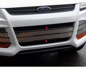 Quality Automotive Accessories 2-Piece Stainless Steel Front Grille Accent Trim Ford Escape 4-Door SUV 2013-2016