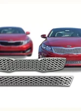 Quality Automotive Accessories 3-Piece Billet Grille Overlay Kia Sportage 4-Door SUV 2011-2016                                     - SGB11835 - Image 3