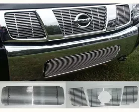 Quality Automotive Accessories 4-Piece Billet Grille Overlay Nissan Armada 4-Door SUV 2004-2007