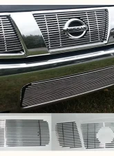 Quality Automotive Accessories 4-Piece Billet Grille Overlay Nissan Armada 4-Door SUV 2004-2007                                     - SGB24523 - Image 3