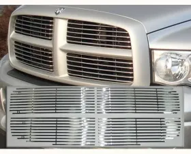 Quality Automotive Accessories 4-Piece Billet Grille Overlay Dodge Ram 2-Door 4-Door 1500 2500 2002-2005