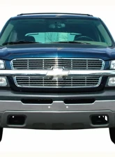 Quality Automotive Accessories 2-Piece Billet Grille Overlay Chevrolet Silverado 2-Door 4-Door 2003-2005                                     - SGB43181 - Image 3