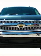 Quality Automotive Accessories 2-Piece Billet Grille Overlay Chevrolet Silverado 2-Door 4-Door 2007-2009                                     - SGB47181 - Image 3