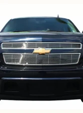 Quality Automotive Accessories 2-Piece Billet Grille Overlay Chevrolet Avalanche 4-Door 2007-2009                                     - SGB47196 - Image 3
