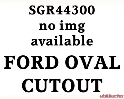 Quality Automotive Accessories 1-Piece Stainless Steel Ford Oval Logo Ford F-150 2-Door 4-Door 2004-2008 - SGR44300