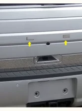 Quality Automotive Accessories 4-Piece Stainless Steel "FLEX" Tailgate Letter Insert Ford Flex 4-Door SUV 2014-2019                                     - SGR53340 - Image 3