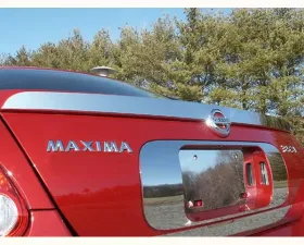 Quality Automotive Accessories 1-Piece Stainless Steel Spoiler Cover Nissan Maxima 4-Door Sedan SE 2004-2006