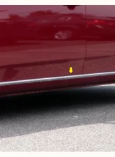 Quality Automotive Accessories 2-Piece Stainless Steel Rocker Panel Trim On the rocker Kia Forte 4-Door Sedan 2010-2013                                     - TH10811 - Image 3