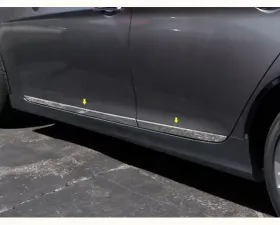 Quality Automotive Accessories 4-Piece Stainless Steel Rocker Panel Trim Lower Kit Hyundai Sonata 4-Door Sedan 2011-2014