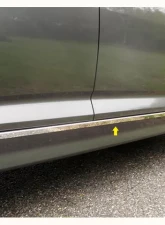 Quality Automotive Accessories 2-Piece Stainless Steel Rocker Panel Trim On the rocker Kia Optima 4-Door Sedan 2011-2015                                     - TH11806 - Image 3