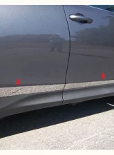 Quality Automotive Accessories 4-Piece Stainless Steel Rocker Panel Trim Lower Kit Toyota Rav4 4-Door SUV 2013-2018                                     - TH13181 - Image 3