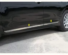 Quality Automotive Accessories 4-Piece Stainless Steel Rocker Panel Trim Lower Kit Nissan Altima 4-Door Sedan 2013-2018