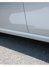 Quality Automotive Accessories 2-Piece Stainless Steel Rocker Panel Trim On the rocker Nissan Sentra 4-Door Sedan 2013-2015                                     - TH13577 - Image 3