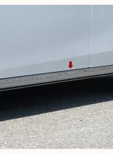 Quality Automotive Accessories 2-Piece Stainless Steel Rocker Panel Trim On the rocker Toyota Corolla 4-Door Sedan 2014-2019                                     - TH14113 - Image 3