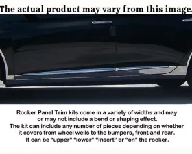 Quality Automotive Accessories 6-Piece Stainless Steel Rocker Panel Trim On the rocker Toyota Camry 4-Door Sedan 2002-2006