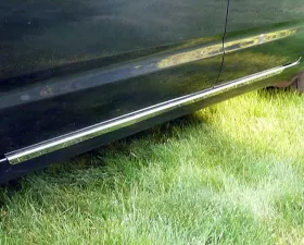 Quality Automotive Accessories 2-Piece Stainless Steel Rocker Panel Trim On the rocker Toyota Prius 4-Door Hatchback 2004-2009