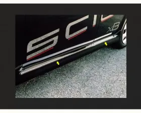 Quality Automotive Accessories 4-Piece Stainless Steel Rocker Panel Trim On the rocker Scion xB 4-Door Hatchback 2004-2006