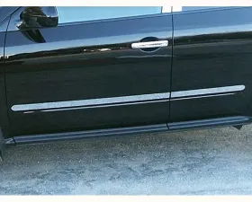 Quality Automotive Accessories 4-Piece Stainless Steel Rocker Panel Trim Insert Kit Nissan Murano 4-Door SUV 2003-2007