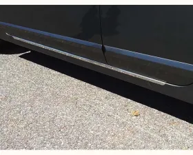 Quality Automotive Accessories 2-Piece Stainless Steel Rocker Panel Trim On the rocker Honda Civic 4-Door Sedan 2006-2011