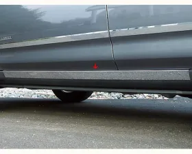 Quality Automotive Accessories 2-Piece Stainless Steel Rocker Panel Trim On the rocker Mitsubishi Outlander 4-Door SUV 2007-2009