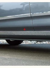 Quality Automotive Accessories 2-Piece Stainless Steel Rocker Panel Trim On the rocker Mitsubishi Outlander 4-Door SUV 2007-2009                                     - TH27010 - Image 3