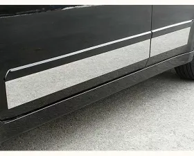 Quality Automotive Accessories 4-Piece Stainless Steel Rocker Panel Trim Upper Kit Nissan Altima 4-Door Sedan 2007-2012