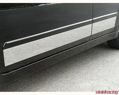 Quality Automotive Accessories 4-Piece Stainless Steel Rocker Panel Trim Upper Kit Nissan Altima 4-Door Sedan 2007-2012 - TH27551