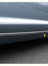 Quality Automotive Accessories 2-Piece Stainless Steel Rocker Panel Trim On the rocker Jaguar XF 4-Door Sedan 2009-2015                                     - TH29098 - Image 3